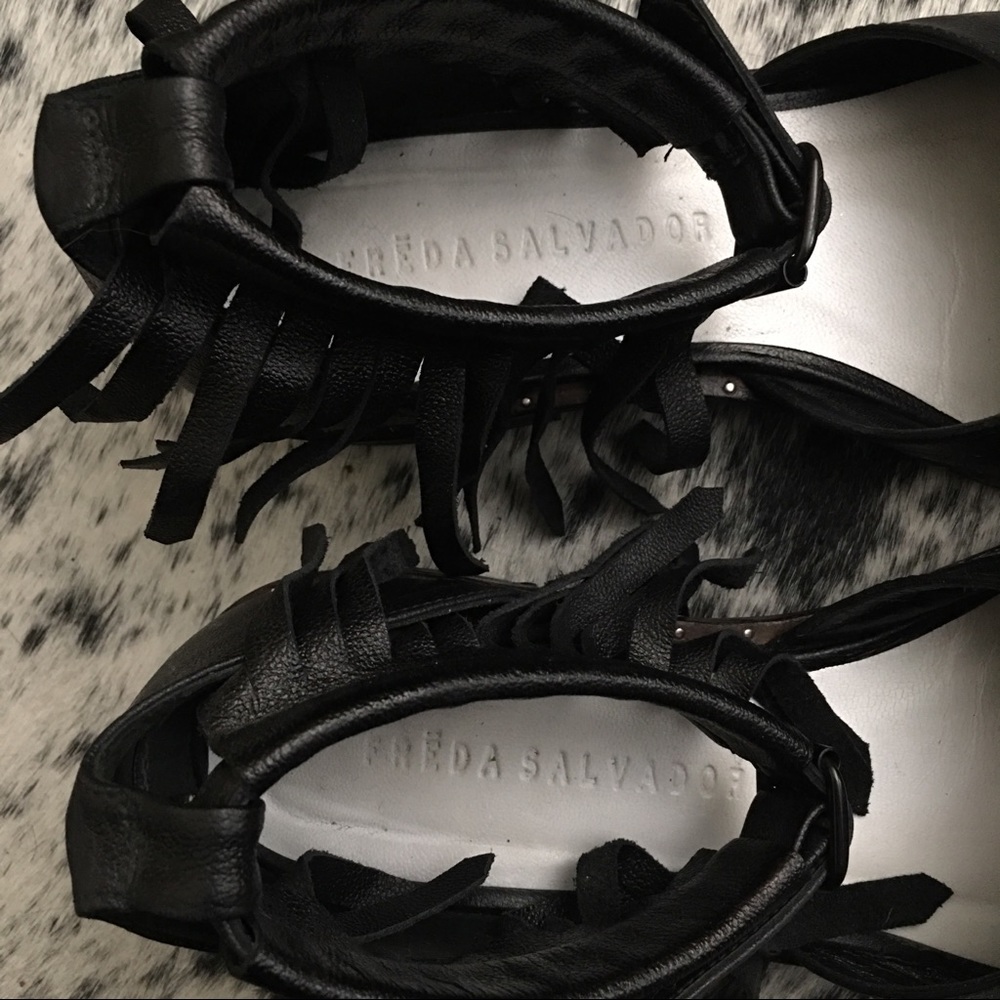 Freda Salvador Dash Fringe D’Orsay Flat - Picture 6 of 11